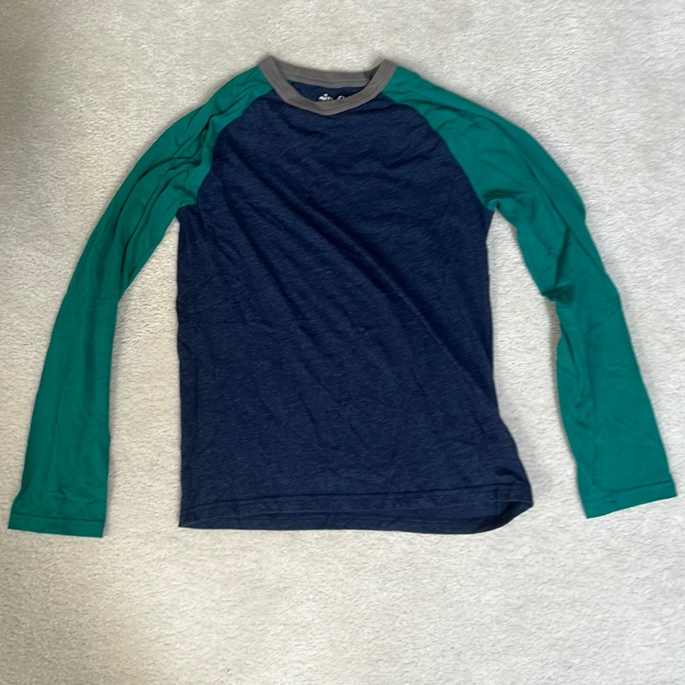 Youth Large Blue & Green Circo Long sleeve shirt